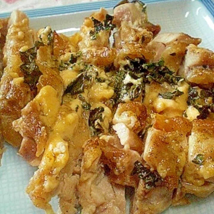 「鶏もも肉の大葉明太マヨ焼き」 ♪♪